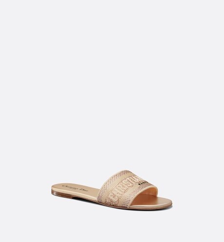 christian dior sandals beige